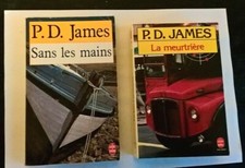 2 livres de poche de P.D JAMES