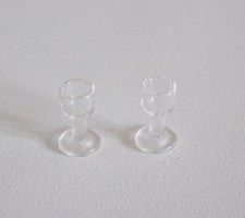 PLAYMOBIL (H309) PRINCESSES - Lot de 2 Verres Transparents Banquet Palais