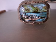 BOITE A BIJOUX EN VERRE BISEAUTE , CORSE , AJACCIO