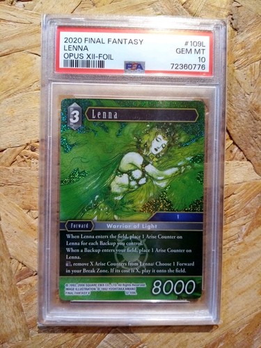Carte final fantasy tcg psa - final,