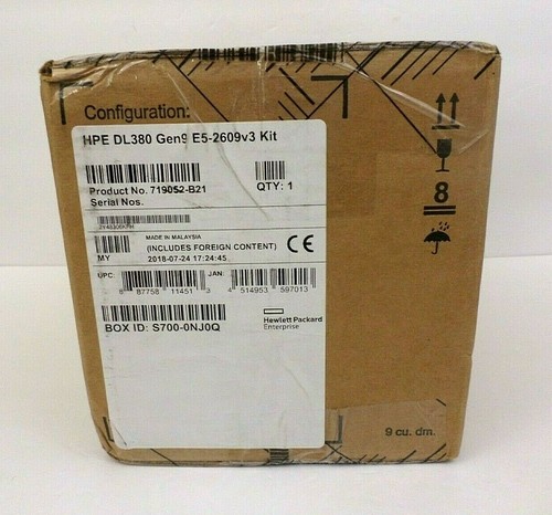 Hpe 719052 b21 2609v3 dl380 - e5-2609v3,