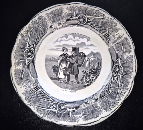 Gien assiette parlante les - -,