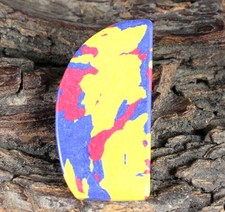 Naturel Multi-Colore Turquoise 25.80 CT / 30 MM Déguisement Gemme T9900 Bon Luck