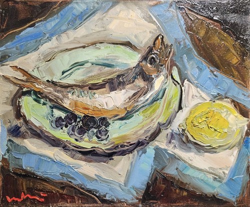 Tableau nature morte huile - tableau, sur