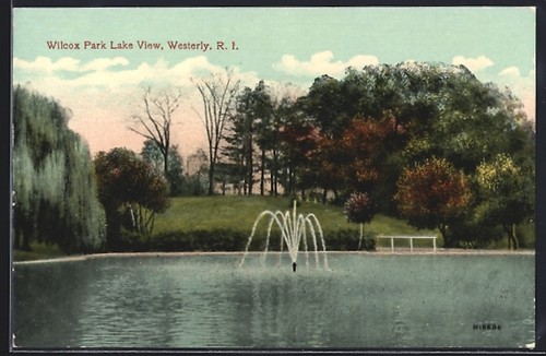 Westerly wilcox park lake - ri,,