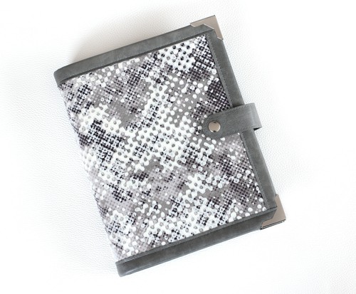 Gray planner binder ring - a5,