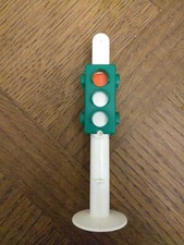 PLAYMOBIL vintage feu tricolore signalisation routière