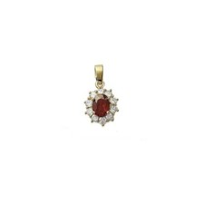 Pendentif Fleur Marquise coul