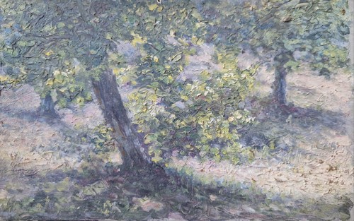 Tableau peinture paysage - tableau,