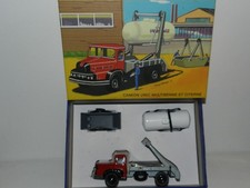 DINKY TOYS 805 CAMION UNIC MULTIBENNE ET CITERNE en boite tampon Meccano + cale