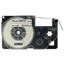 Cartouche à ruban pour Casio KL-750E KL-70E KL-7400 KL-7000 KL-7200 noirblanc