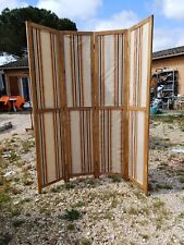 Paravent 4 Vantaux Bois et