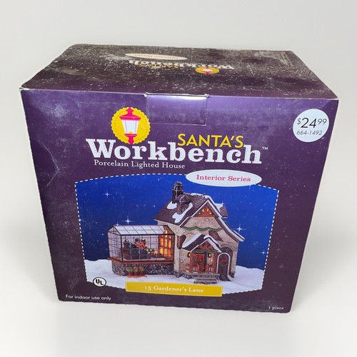 Santa workbench lighted - santa's,