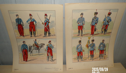 Anciennes lithographies ou - 2,