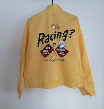 Taille L  Coupe-Vent Blouson Jaune Motard Vintage 90's  VON DUTCH  NEUF