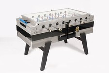 Table de baby-foot Coperto de Luxe avec monnayeur et couvercle en verre