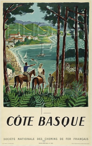 Côte basque rfcd - basque, poster