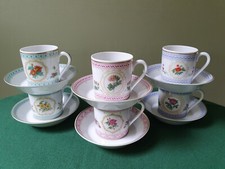 Porcelaine de Limoges Haviland 6 Tasses Empress Josephine - DERNIER LOT