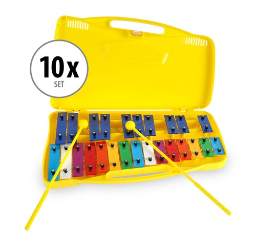 Pack 10pcs xylophone - de,