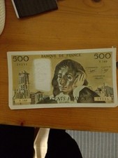 Billet de 500 Frs  ''Pascal''
