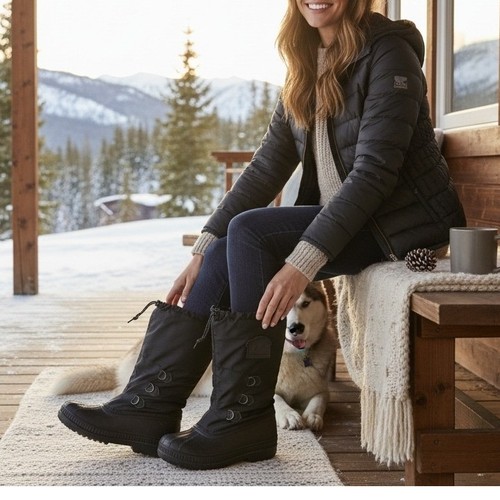 Sorel glacier nl1042 010 - sorel, black