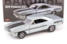 1:18 GMP 1970 PLYMOUTH GTX DART Voiture BARDAHL Al Young Métallique Grise