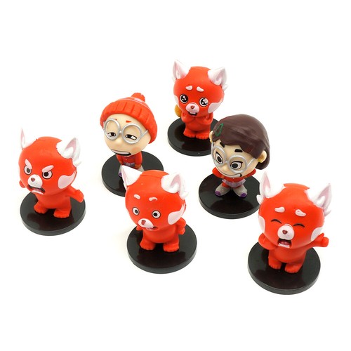 Figurine rouge tournant - , dessin