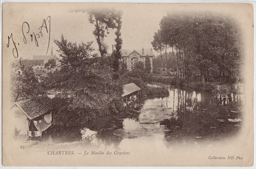 Cpa chartres le moulin - cpa,