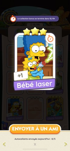 Bébé laser carte monopoly - laser,