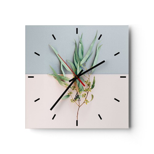 Horloge murale verre - horloge, en