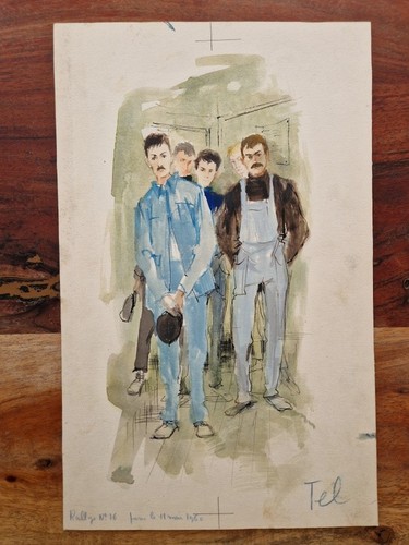 Daniel dupuy gouache sur - dupuy,