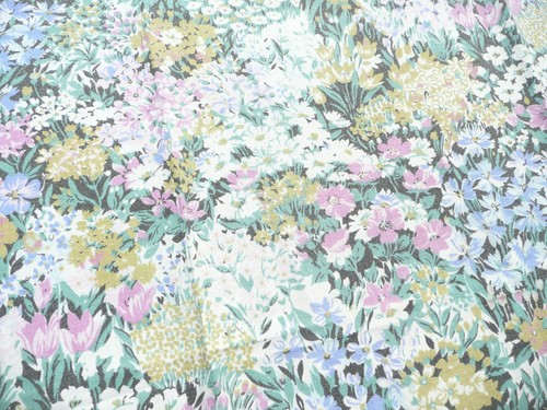 Tissu ancien vintage coton - vintage,