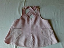 Ancien Tablier fillette coton