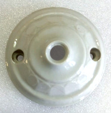 Passe Fil, Plafonnier Rosace en Porcelaine, Art Déco N°8 TBE