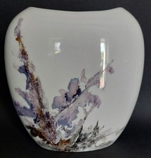 Vase porcelaine signé Dieulefit 2003