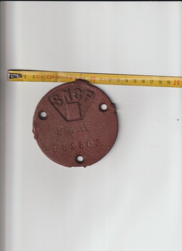 Plaque wagon sncf marquage - plaque,