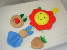 Mobile Peluche jouet à suspendre Fleur éveil / activité 1er âge 28cm PDOU049