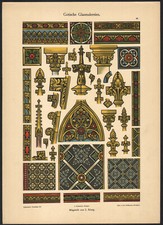 1900 Lithographie Dessins pour