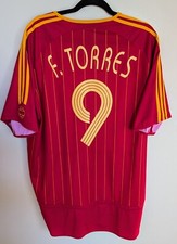 Vintage Espagne « Roja » Home WC 2006 TORRES Camiseta Jersey Maglia