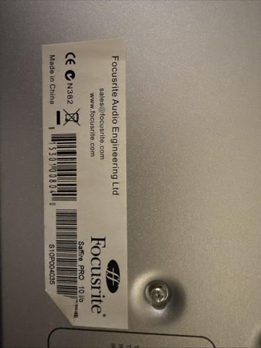 Focusrite saffire pro - focusrite, 26