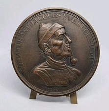Médaille de bronze / Commandant Jacques Yves Cousteau / Le monde des océans