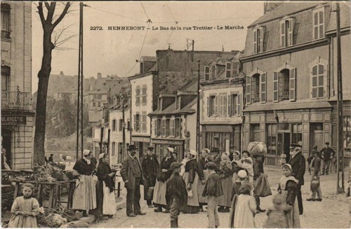 Cpa hennebont bas rue - bas, de