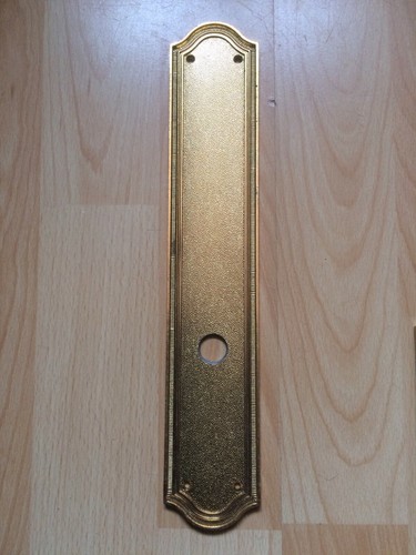 Plaque proprete laiton - de,