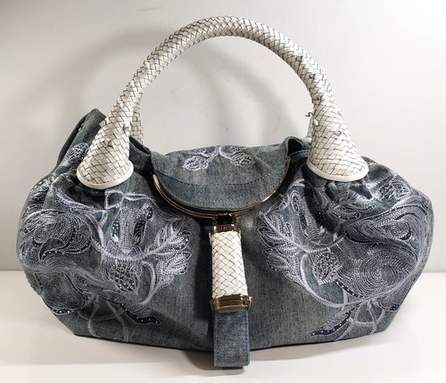 Fendi spy denim bag - fendi,