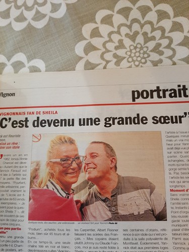 Sheila dans journal avignon - sheila,
