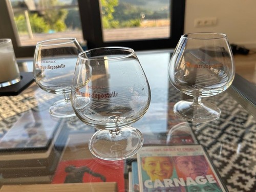 Verres cognac de - 12,