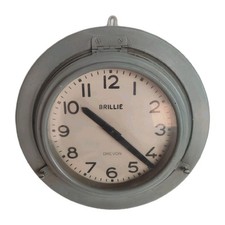 GRANDE HORLOGE INDUSTRIELLE ATELIER BRILLÉ 50'S LOFT 