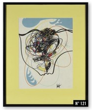 Cadre avec peinture ayant