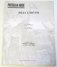 Partition vintage sheet music