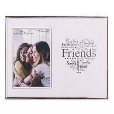 Celebrations - Cadre photo motif/style Cœur WITH LOVE FRIENDS (WD3504)